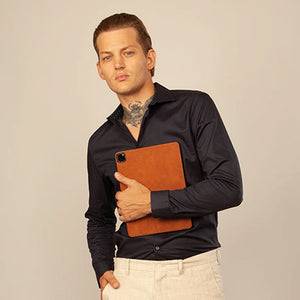 skiin MORE. Hülle Leder für iPad