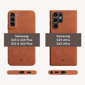 skiin MORE. Samsung Hülle Leder