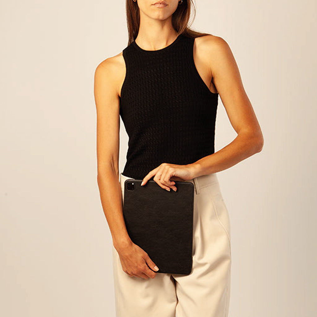 skiin. Hülle Leder für iPad